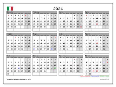 Calendari 2024 Michel Zbinden IT