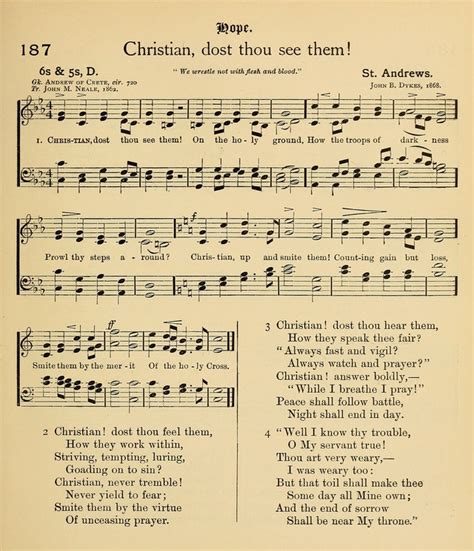 College Hymnal A Selection Of Christian Praise Songs For The Uses Of