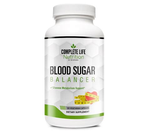 Blood Sugar Balancer - Metabolism and Sugar Support Supplement - Dr Spages