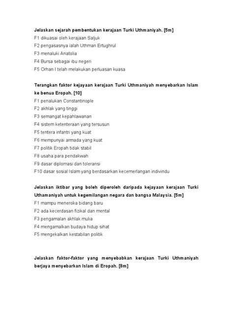 Namun begitu, kejatuhan turki uthmaniyah juga telah memberi kesedaran kepada umat islam untuk memikul tanggungjawab menyebarkan agama. Jelaskan Sejarah Pembentukan Kerajaan Turki Uthmaniyah