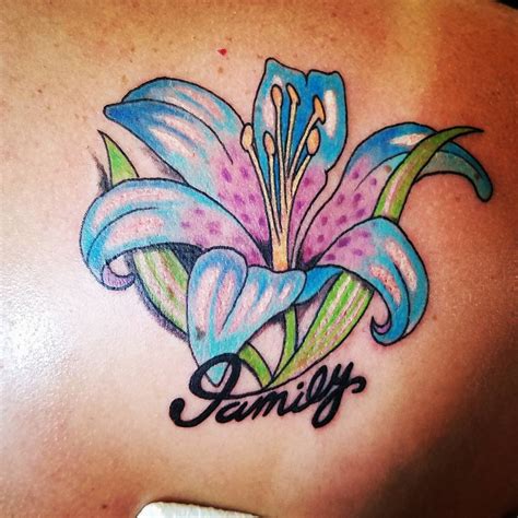 80 Lily Flower Tattoo Designs Meaning Tenderness Luck 2019