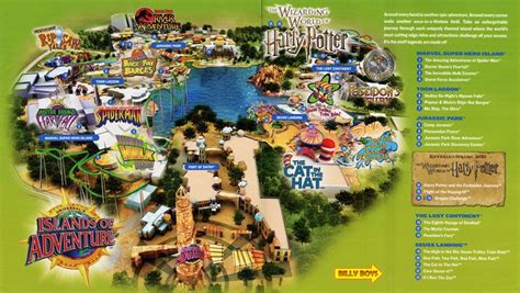 Mapofislandsofadventures Universal Studios Park Map Pdf Islands