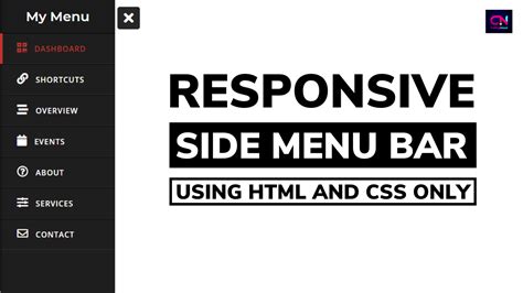 35 Responsive Navigation Bar Tutorial Html Css Javascript Modern