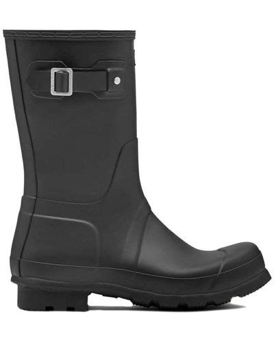 Black Hunter Rain Boots For Men Up To 50 Off Lyst