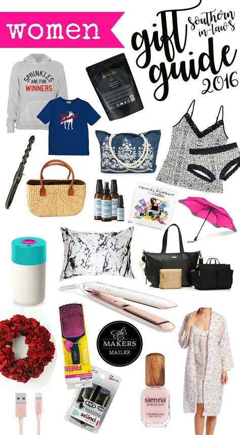 Good ideas for women's christmas presents. 2016 Women's Christmas Gift Guide | Girlfriend gifts ...