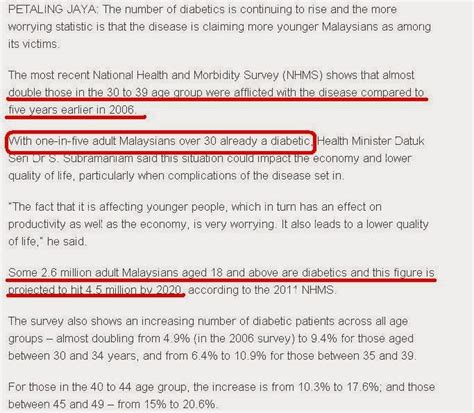 Orang dewasa dengan penyakit diabetes mudah mengalami beberapa. Are you too lazy to live?: Diabetes: What is happening in ...