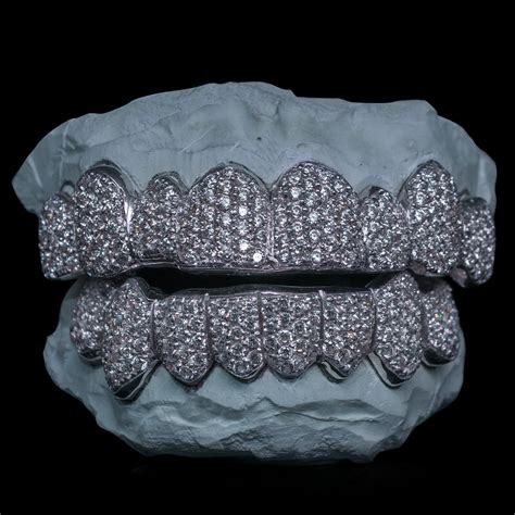 Purchase Solid 925 Sterling Silver Bustdown Iced Out Grillz Online