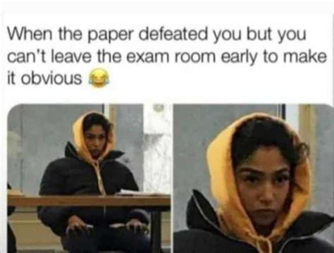 can t leave the exam room early funny meme funny memes