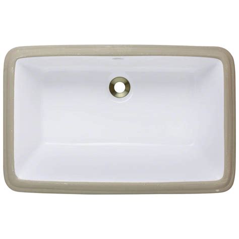 From pedestal sinks to undermount bathroom sinks, we offer the latest styles to transform any bathroom. Polaris Sinks Undermount Porcelain Bathroom Sink in White ...