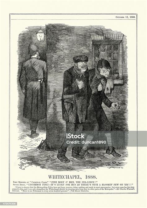 Jack The Ripper Whitechapel 1888 Stock Illustration Download Image Now Jack The Ripper