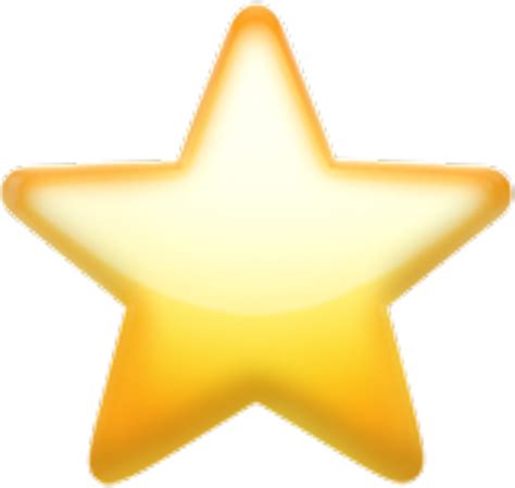 Freetoedit Star Emoji Звезда Емодзи Icon Clipart Large Size Png