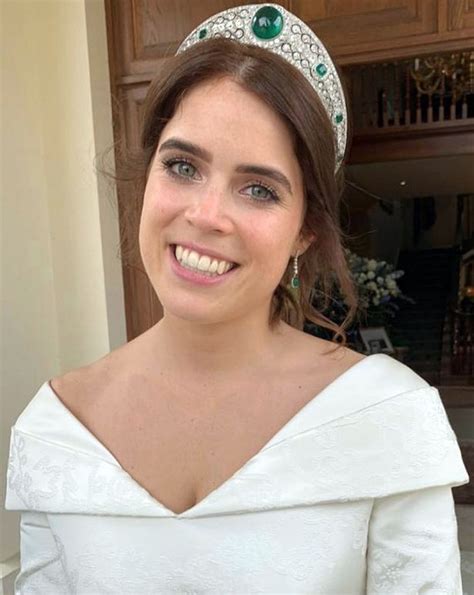 Princess Eugenie Dazzled In Her Off The Shoulder White Wedding Dress On