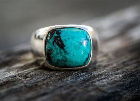 Turquoise Ring Turquoise Mens Ring Size Mens Turquoise Ring Mens