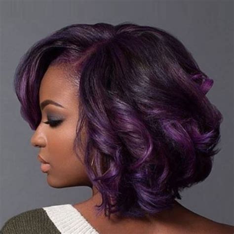Make a middle parting and brush your shiny black hair nicely on both sides of the parting. African American Shoulder Length Hairstyles | African ...