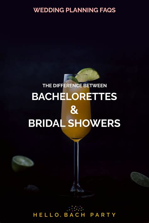 bridal showers vs bachelorette parties hello bach party