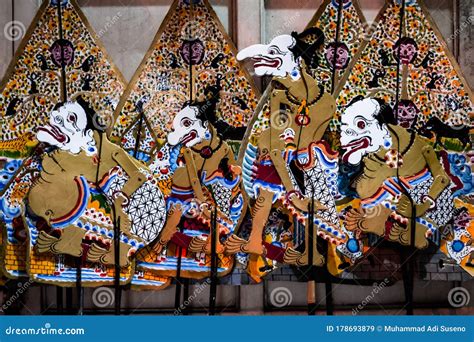 Shadow Puppets Or Wayang Kulit Traditional Form Of Puppet Theater Play