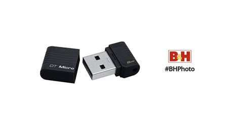 Kingston 8gb Datatraveler Micro Usb Flash Drive Black