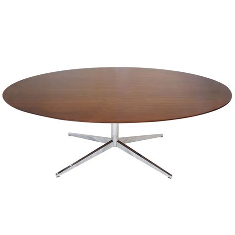 Browse our selection of mid century & modern dining tables to bring effortless style with beautiful furniture & decor. 8 foot Florence Knoll Oval dining table, desk or ...