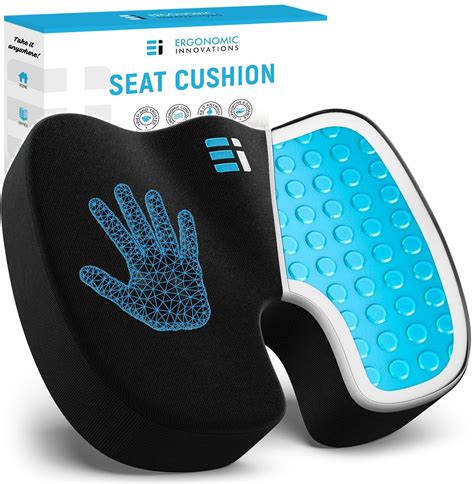 Buy Ergonomic Innovations Gel Enhanced Memory Foam Seat Cushion For