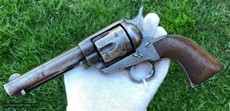 Antique Colt Single Action Army Revolver Mfg 1881 Saa