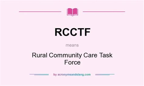 A suburban community/town with little to no major employment center(s) to call its own. What does RCCTF mean? - Definition of RCCTF - RCCTF stands ...