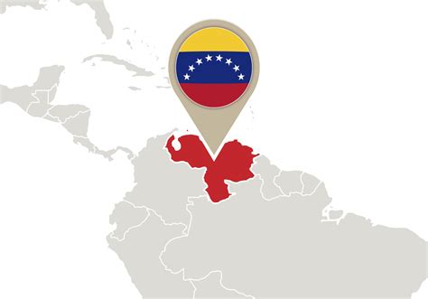 Venezuela On World Map 6935626 Vector Art At Vecteezy