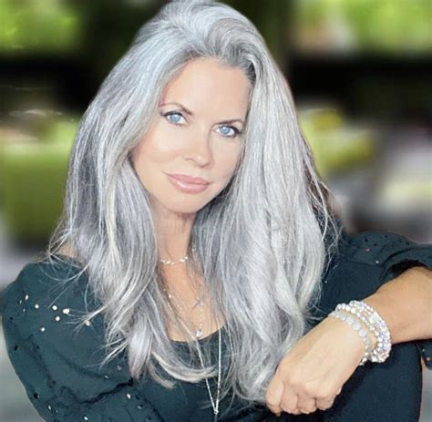 pin by amy wilson on not so distant future long gray hair long silver hair silver haired