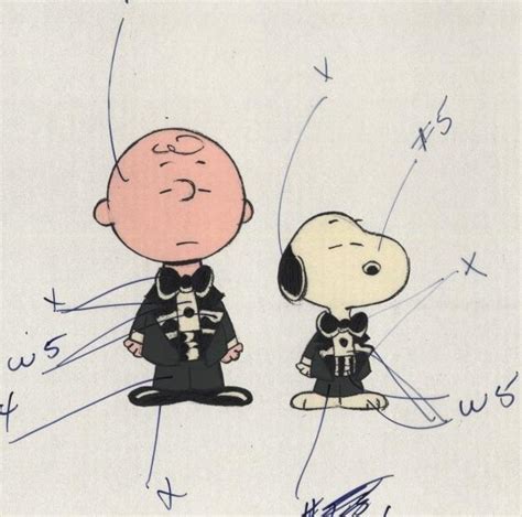 howard lowery online auction schulz peanuts animation color model cel charlie brown snoopy
