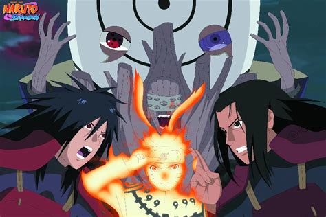 0124 Naruto Shippuden Vs Madara Uchiha Uzumak Senju Hashirama Posters