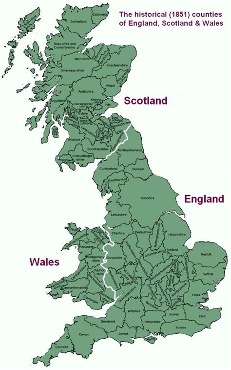 Uk Map England Wales Scotland Map Of England Scotland Oppidan