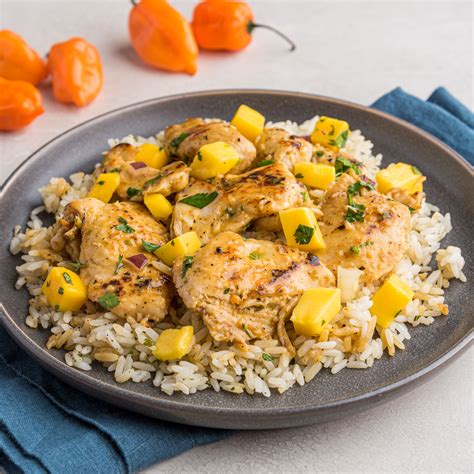 Check for salt, add if required. Mango Chicken over Cilantro Rice | Shop Smart Meals