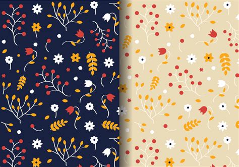 See if you can find a background for your next project. Autumn Floral Pattern - Download Free Vectors, Clipart ...