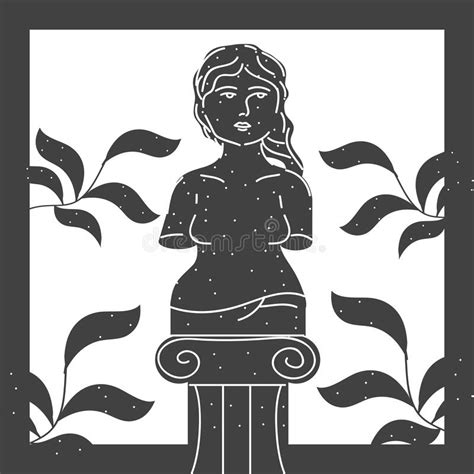 aphrodite greek goddess of beauty beautiful woman venus born from sea foam stock vector