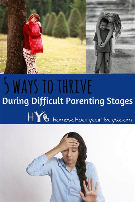 5 Ways To Thrive During Difficult Parenting Stages Homeschool Your Boys