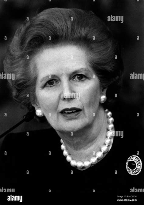 Margaret Thatcher Politician Great Britain Stock Photo Alamy