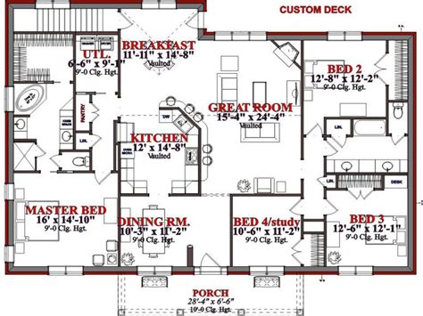 A free sample 4 bedroom house plan with a majestic entrance crowned with a 3.5 meter high decor. Simple 4 Bedroom House Plans 4 Bedroom House Plans Designs, 4 bedroom log cabin floor plans ...
