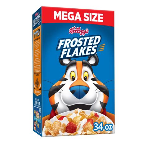 Kelloggs Frosted Flakes Cold Breakfast Cereal Original 34 Oz