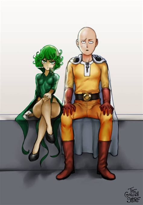 tatsumaki and saitama colored by thegoldensmurf on deviantart one punch man anime one punch