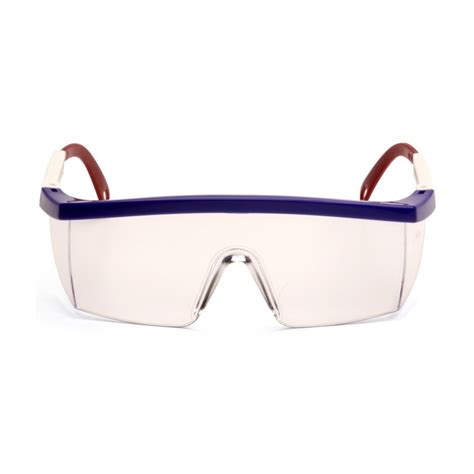 pyramex snwr410s integra safety glasses w red white and blue frame