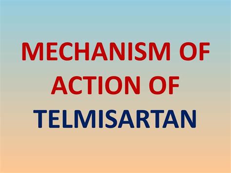 Army medical research institute of infectious diseases; Mechanism of action of TELMISARTAN - YouTube