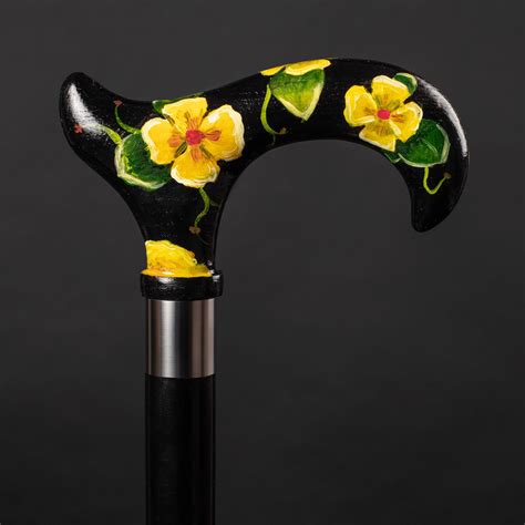 Decorative Walking Canes For Women Paisley Design Monika Art