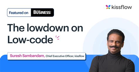 The Lowdown On Low Code