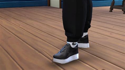 Скачать Nike Air Force 1 07 Edition Needs Mesh для The Sims 4 Modslab