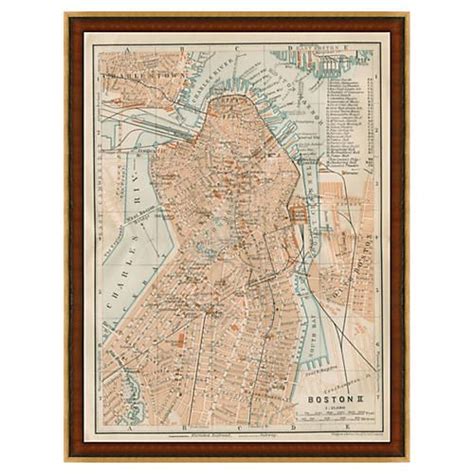 Fine early map of boston, engraved by samuel hill and prepared by osgood carleton for the boston directory, by manning & loring, for john west, no. Map of Boston | Map wall art, Art, Boston map