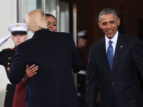 Watch The Awkward Moment Donald Trump And Michelle Obama Kiss Hello Women In The World In
