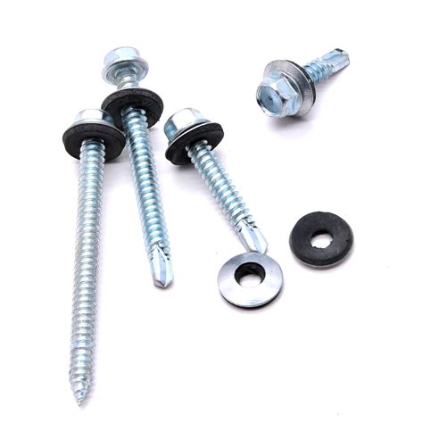 Hexagon Head Self Drilling Screw And Tapping Screw With Washer Zinc