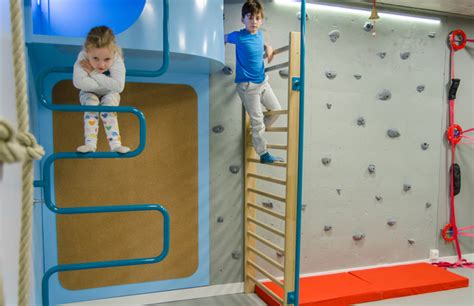 Parents Install Epic Home Climbing Gym For Kids Designed To Be
