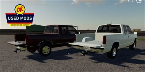 Mod Network 1997 Chevy 1500 With Working Tailgate And Multiple Trim