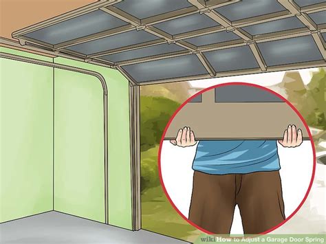 The springs can be found mounted on a steel length that covers the width of the garage door, and fitting the springs onto them can cause some trouble, as they need to be wound. How to Adjust a Garage Door Spring (with Pictures) - wikiHow
