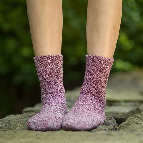 buy vintage sock 1 pair women lady soft winter warm sock 5 colors wool cashmere